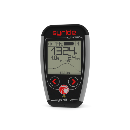 Syride ALTI – Altimètre & vario ultra-léger | Instrument précis parapente