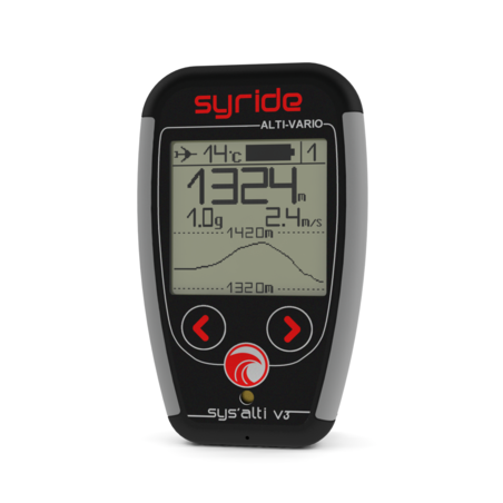 Syride ALTI – Altimètre & vario ultra-léger | Instrument précis parapente