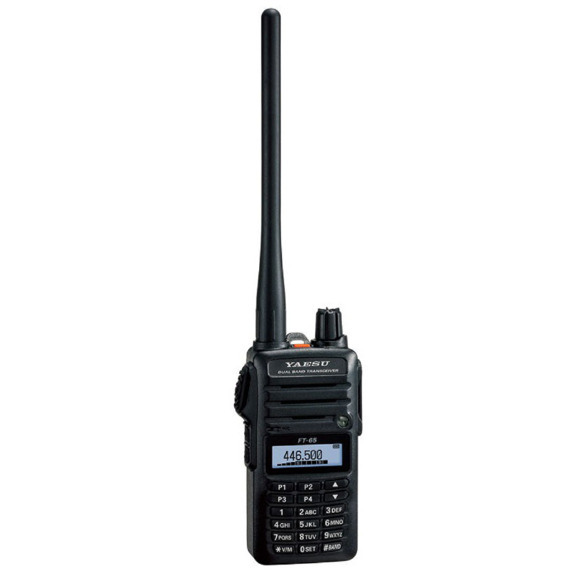 YAESU FT-65E – Radio VHF/UHF 5W robuste | Autonomie 25h & IP54