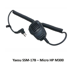 Yaesu SSM-17B – Micro HP M300 pour FT65E, FT4X, G15, G18 | Accessoire Radio parapente-puydedome-shop.fr