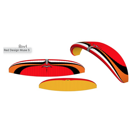 MAC PARA MUSE 5 – Parapente EN-A performant, stable et progressif | Boutique parapente-puydedome-shop.fr