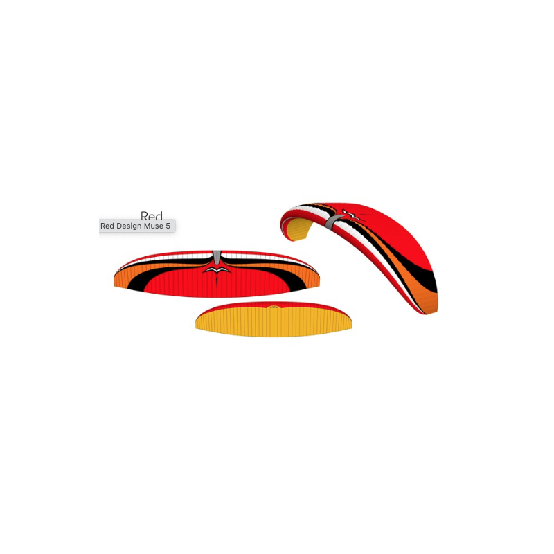 MAC PARA MUSE 5 – Parapente EN-A performant, stable et progressif | Boutique parapente-puydedome-shop.fr