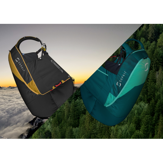 Sellette Supair Altirando Lite 2 – Légère, Réversible & Sécurisée | Parapente Puy de Dôme Shop