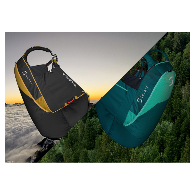 Sellette Supair Altirando Lite 2 – Légère, Réversible & Sécurisée | Parapente Puy de Dôme Shop